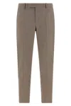 Pt Torino Tailored Straight-leg Pants With Subtle Pleats And Side Pockets