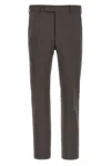 Pt Torino Man Pants Dark Brown Size 42 Super 130s Wool In Brown