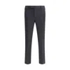 Pt Torino Pant Wool Stretch Front Pleats In Black