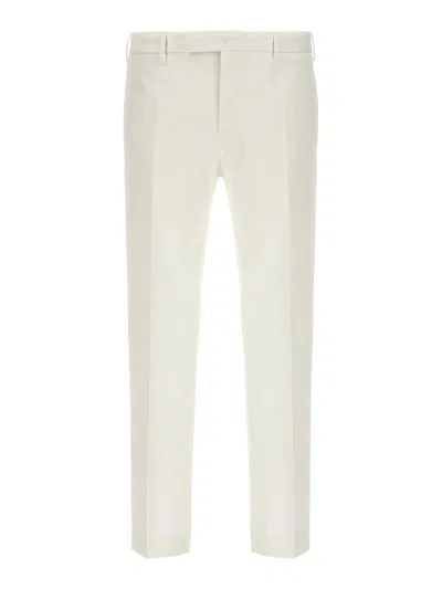 Pt Torino Dieci Trousers In White