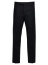 Pt Torino Rebel Corduroy Tapered Trousers In Black