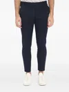 Pt Torino Virgin Wool Tailored Trousers In Blue