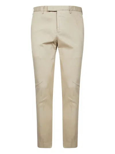 Pt Torino Dieci Trousers In Neutral