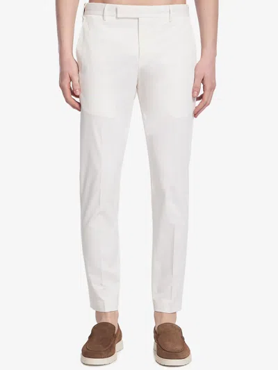 Pt Torino Dieci Trousers In White