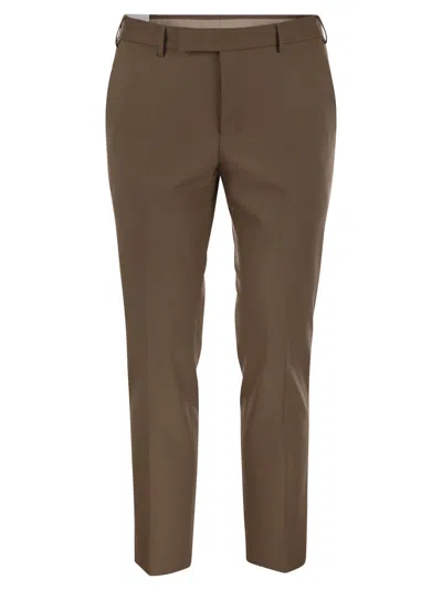 PT TORINO PT TORINO DIECI VIRGIN WOOL TROUSERS