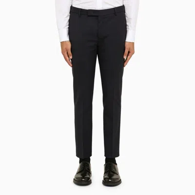 Pt Torino Dieci - Virgin Wool Trousers In Black