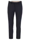 Pt Torino Virgin Wool Tailored Trousers In Blue