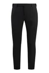 Pt Torino Virgin Wool Tailored Trousers In Black