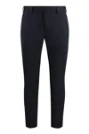 Pt Torino Virgin Wool Tailored Trousers In Blue