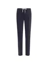 Pt Torino Drawstring Elasticated-waist Trousers In Blue
