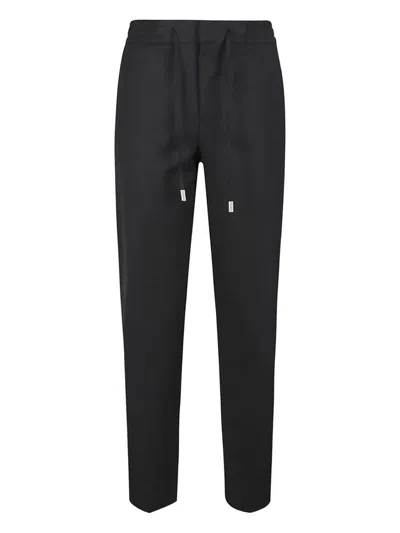 Pt Torino Drawstring Trousers In Black