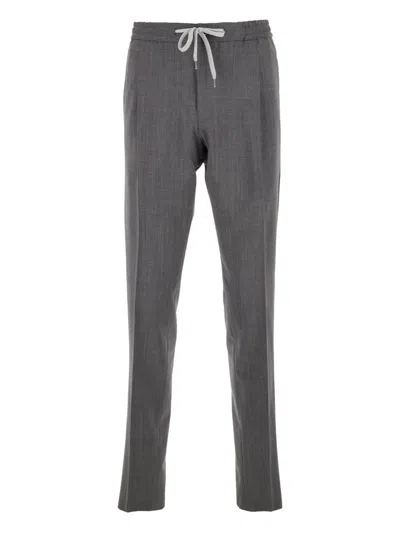 PT TORINO DRAWSTRING-WAIST TROUSERS
