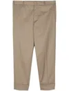 Pt Torino Edge Cotton Chino Trousers In Neutrals