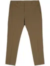 Pt Torino Edge Tailored Chino Trousers In Brown