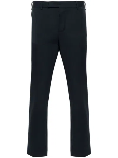 Pt Torino Edge Tailored Trousers In Blue