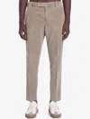 Pt Torino Rebel Stretch Velvet Trousers Clothing In Beige