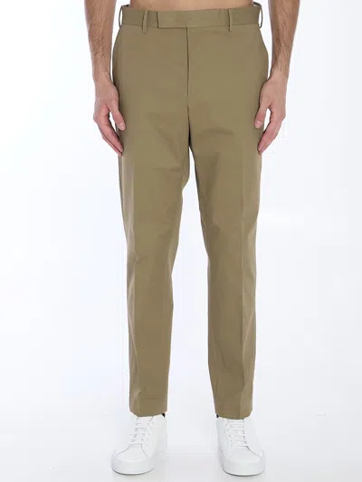 Pt Torino Edge Trousers In Beige