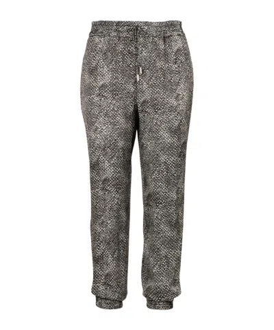 Pt Torino Elastic Waist Casual Pants In Black
