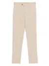 Pt Torino Elastic-waist Trousers In Neutrals