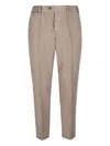 Pt Torino Elastic-waistband Trousers In Neutral