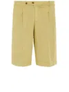 Pt Torino Elasticated Bermuda Shorts In Nude