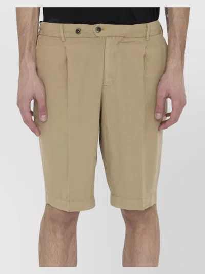 PT TORINO ELASTICATED BERMUDA SHORTS WITH REAR FLAP POCKETS