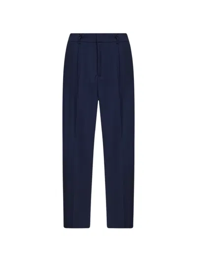 Pt Torino Elasticated Trousers In Black