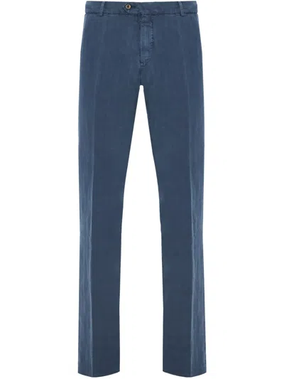 Pt Torino Hose Mit Elastischem Bund In Blau