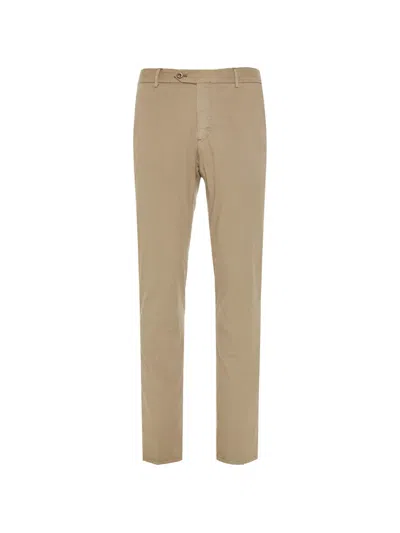 Pt Torino Elasticated Waist Trousers In Brown