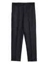 Pt Torino Elasticated-waist Trousers In Gray
