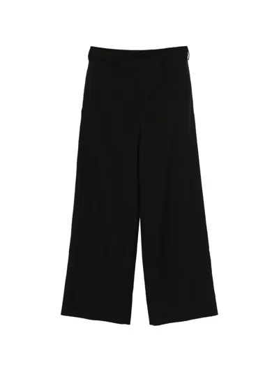 Pt Torino Elasticated-waistband Trousers In Black