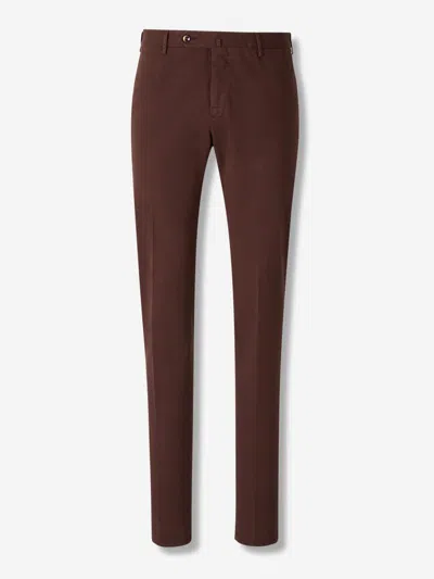 Pt Torino Elegant Bermuda Shorts In Burgundy