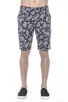 Pt Torino Blue Cotton Short In Blue
