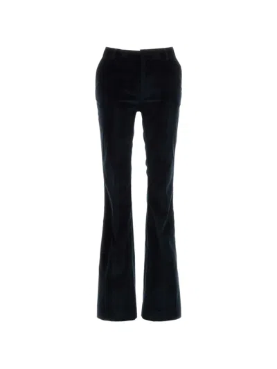 Pt Torino Elsa Corduroy Flared Trousers In Blue