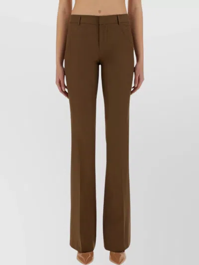 PT TORINO "ELSA" FLARED LEG TROUSERS