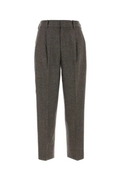 PT TORINO EMBROIDERED STRETCH WOOL BLEND PANT