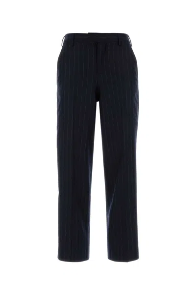 Pt Torino Embroidered Stretch Wool Emma Pant In Black