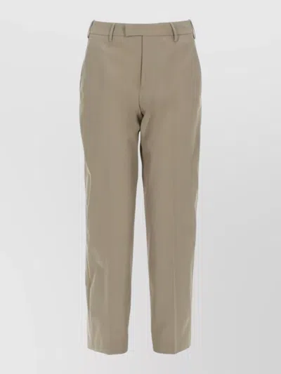 Pt Torino Emma Pants Back Pockets Belt Loops Crease In Brown