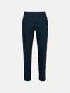 Pt Torino 'epsilo' Navy Polyester Blend Pants In Navy