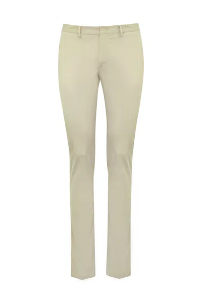 Pt Torino Epsilon Cotton Trousers In Beige