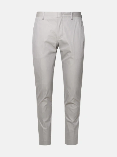 Pt Torino 'epsilon' Grey Cotton Blend Trousers