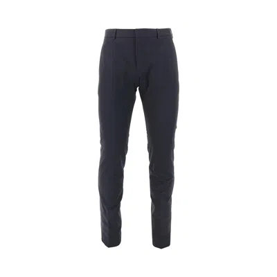 Pt Torino 'epsilon' Stretch Cotton-blend Pants In Blue