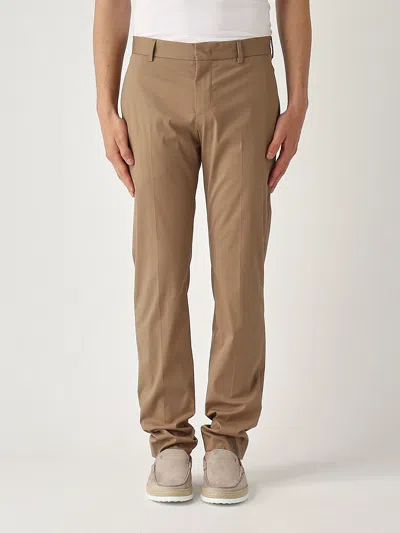 Pt Torino Epsilon Trousers In Cammello