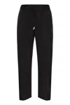 Pt Torino Erika - Fluid Wool Twill Pants In Black
