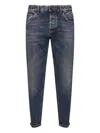 Pt Torino Faded-wash Denim Jeans In Blue