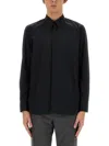 Pt Torino Cuffed Sleeves Cotton Shirt