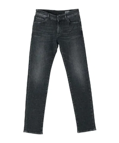 Pt Torino Five-pocket Denim Jeans In Black