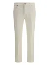 Pt Torino Five-pocket Jeans In White