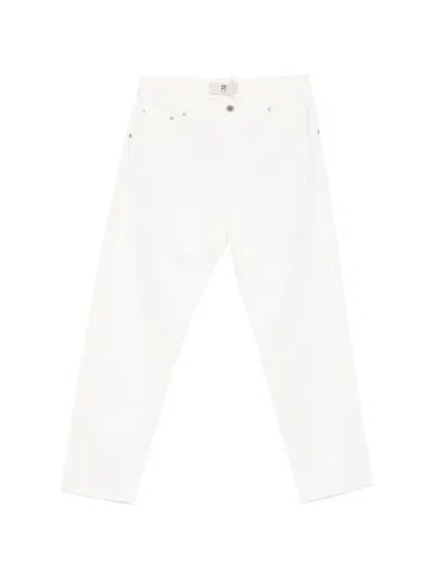 Pt Torino Five-pocket Jeans In White