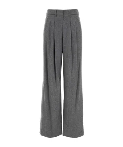 PT TORINO PT TORINO FLANNEL WIDE LEG TROUSERS